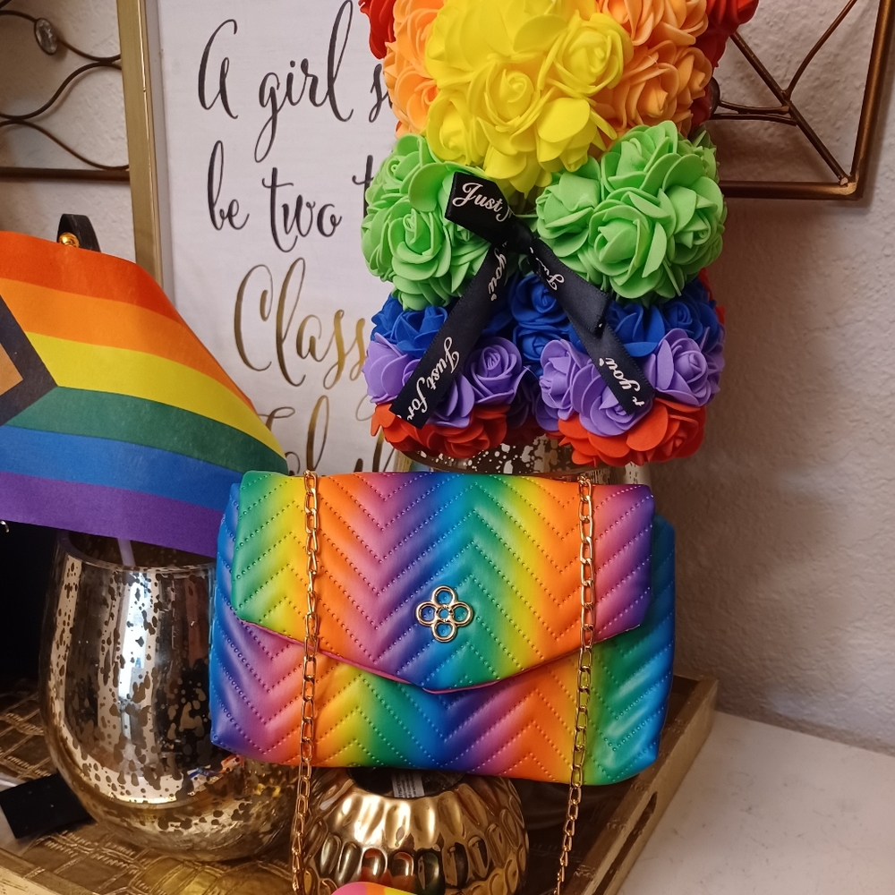 Rainbow Crossbody purse